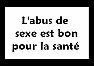 L'abus de sexe, et de rencontres coquines, est bon pour la santé